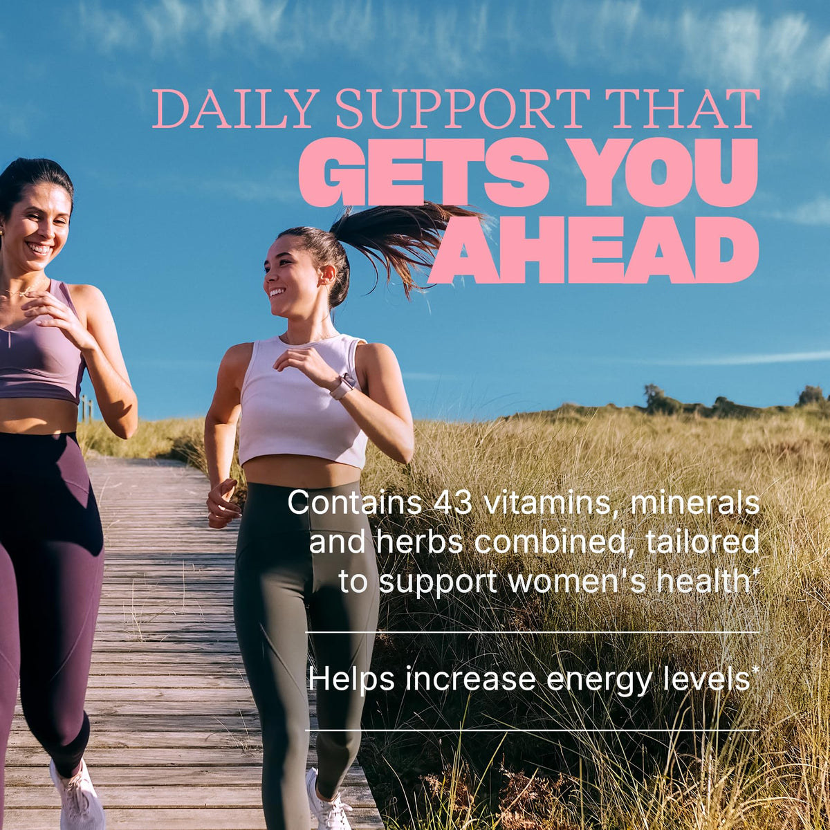 Dos de la boîte de Swisse Multivitamines pour Femmes