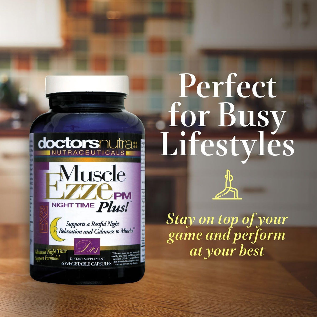 Dos de la boîte des capsules Muscle Ezze PM Plus
