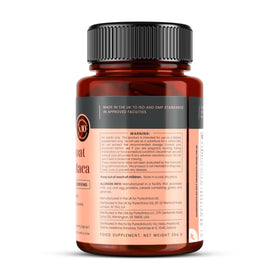 Dos de la bouteille de pureclinica, informations nutritionnelles