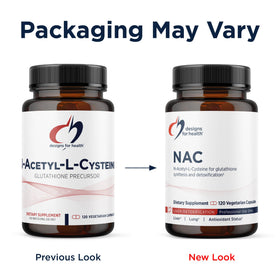 Dos du flacon de Designs for Health NAC 900mg