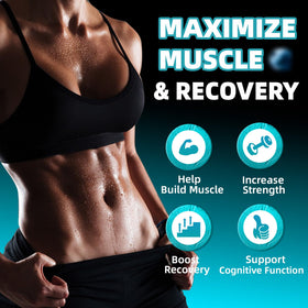 Dos du paquet de gummies de créatine FRZVEO, informations nutritionnelles