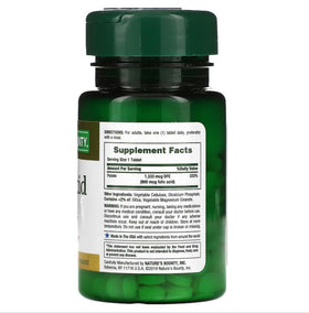Dosage Acide Folique 800 mcg Nature's Bounty 250 comprimés