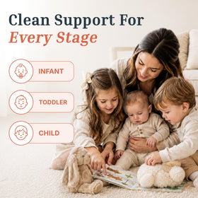 Dosage clair sur le flacon de Dr. Green Mom Peace & Calm Kids