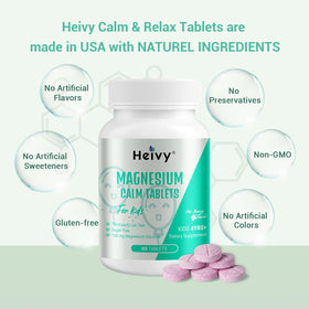 Dosage de 100 mg de glycérophosphate de magnésium par comprimé Heivy