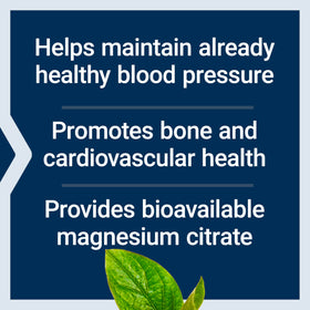 Dosage de 100 mg par capsule de Magnésium Citrate Life Extension