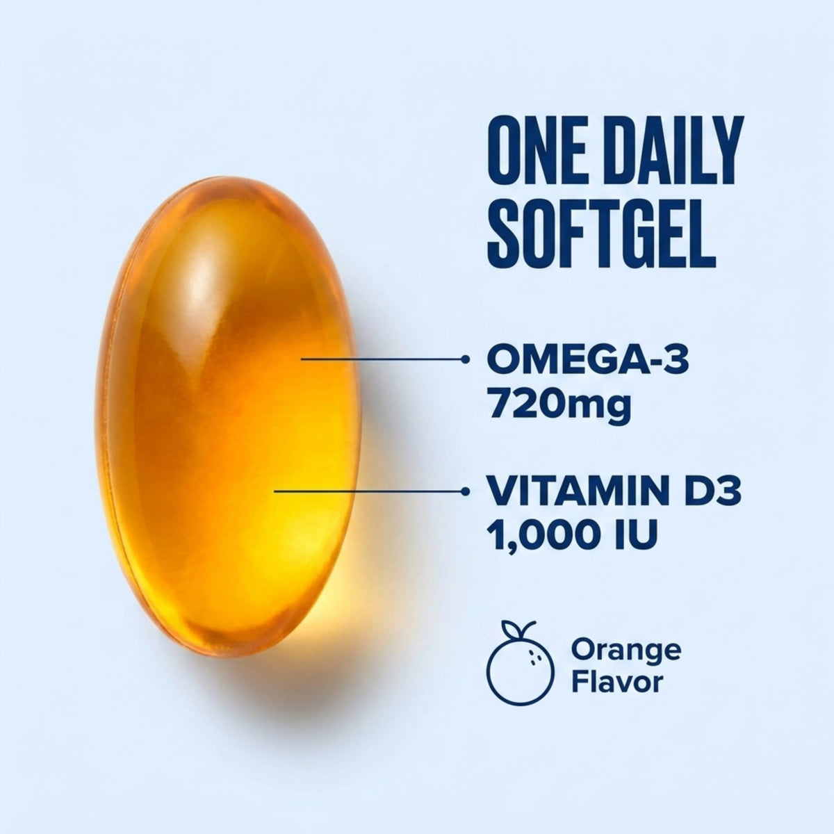 Dosage de 1000 IU de Vitamine D3 sur l'emballage