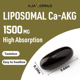 Dosage de 1500 mg par portion de Calcium AKG Liposomal AJAXERRUE