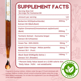 Dosage de 2 ml de gouttes liquides de Cannelle de Ceylan dans une cuillère