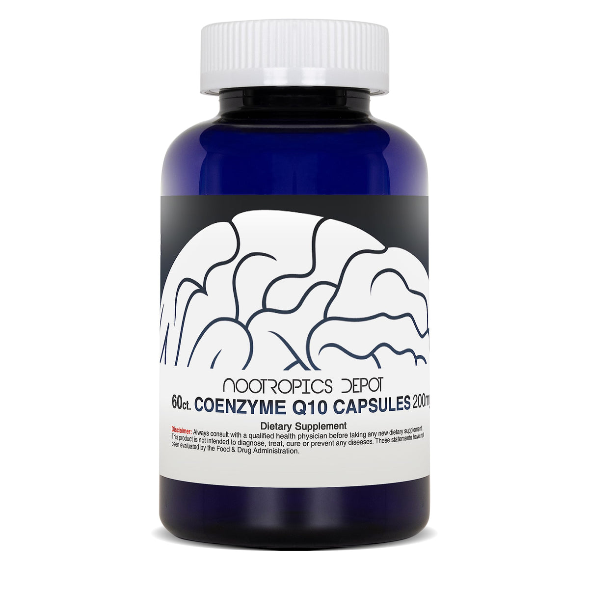 Dosage de 200mg par capsule de CoEnzyme Q10 Nootropics Depot