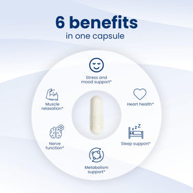 Dosage de 240 mg de Magnésium Glycinate par capsule