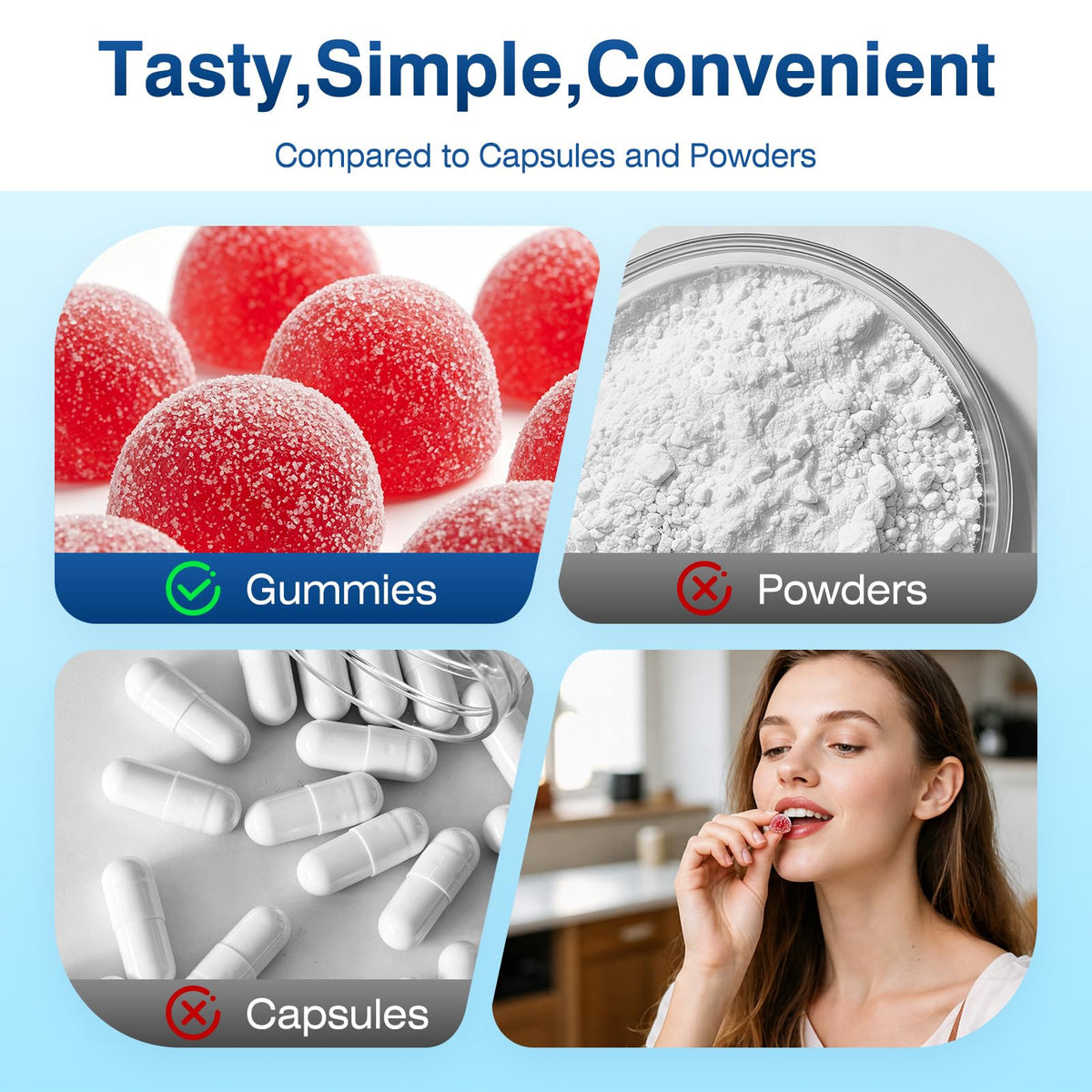 Dosage de 400mg par gummy de magnésium bisglycinate RFOLQ