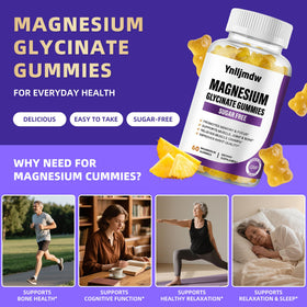 Dosage de 500 mg de magnésium glycinate par portion