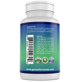 Dosage de 500mg de Nicotinamide dans une capsule Genex Formulas
