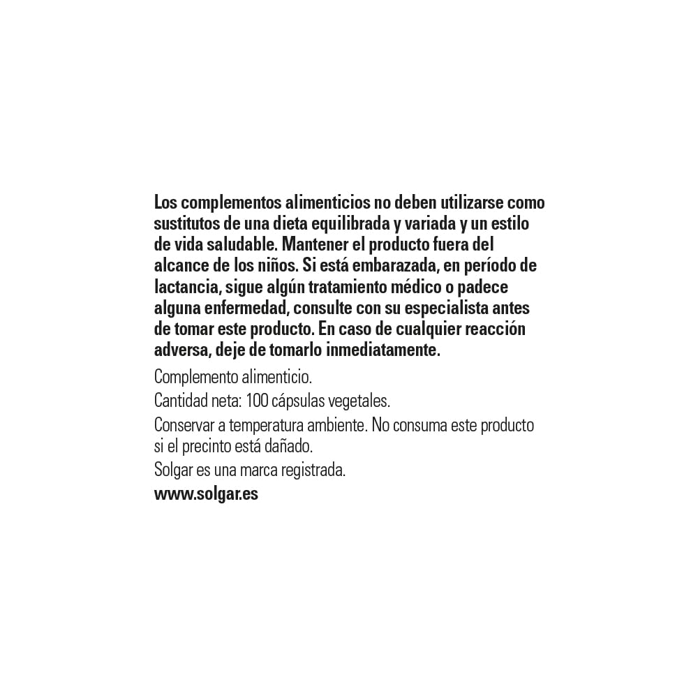 Dosage de 55 mcg par capsule de Solgar Vitamine D3