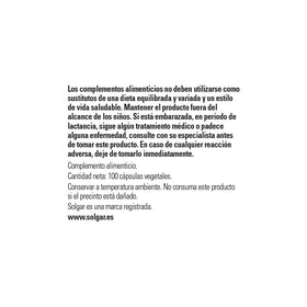 Dosage de 55 mcg par capsule de Solgar Vitamine D3