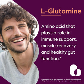 Dosage de BESTVITE L-Glutamine 500mg sur une cuillère