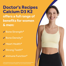 Dosage de calcium 1200mg par comprimé, Doctor's Recipes