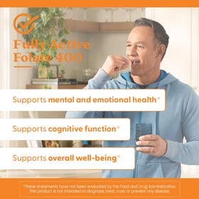 Dosage de Folate Quatrefolic 400mcg Doctor's BEST en capsule