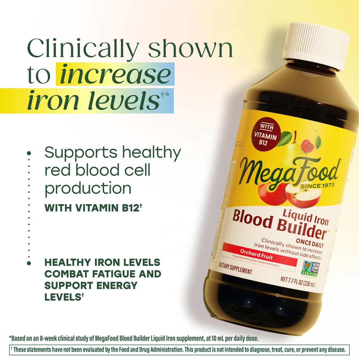 Dosage de MegaFood Fer Liquide 10 mL dans une cuillère