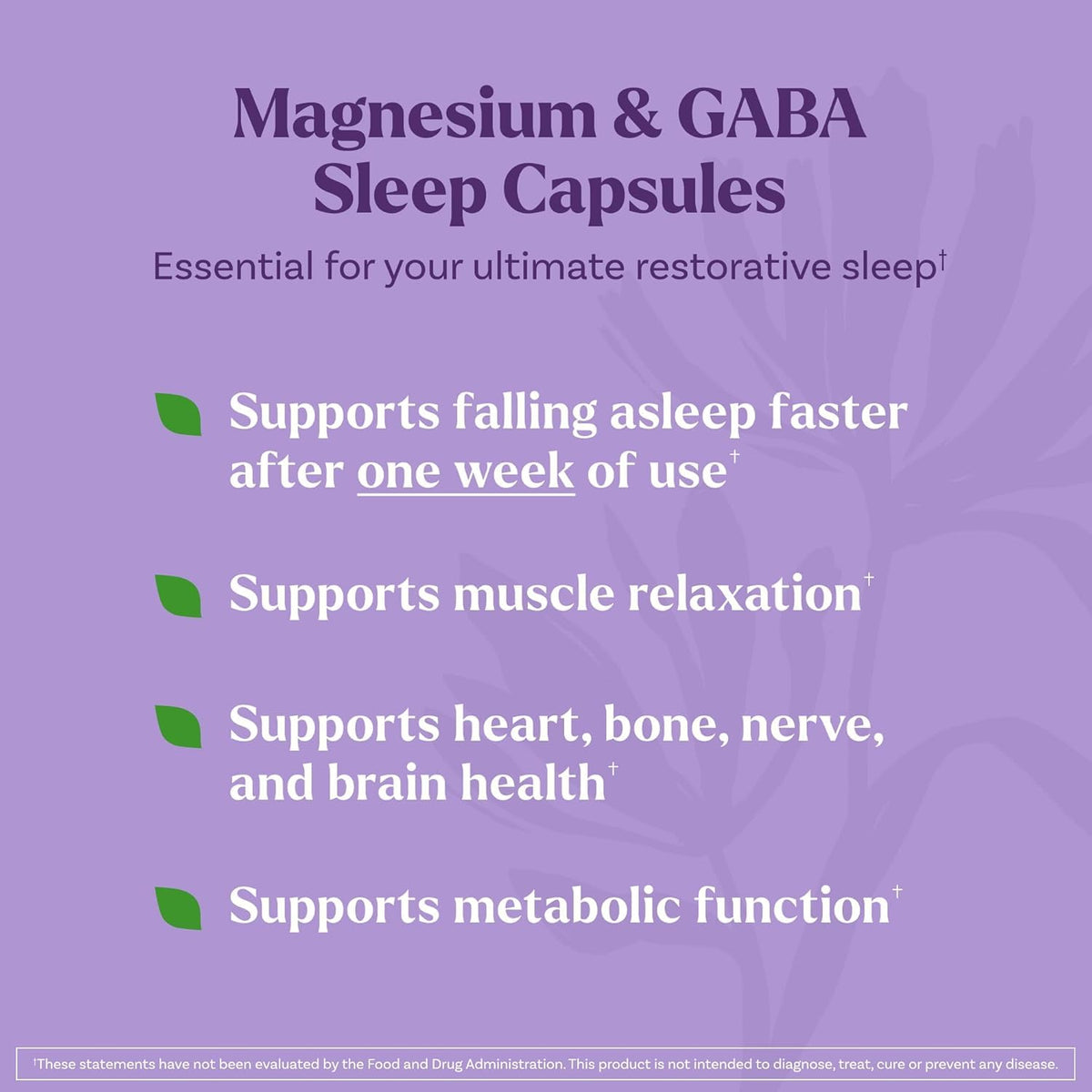 Dosage de Natrol Sommeil & Récupération 100mg Magnésium Glycinate