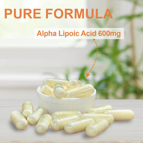 Dosage de Novafun Acide Alpha Lipoïque 600mg par capsule