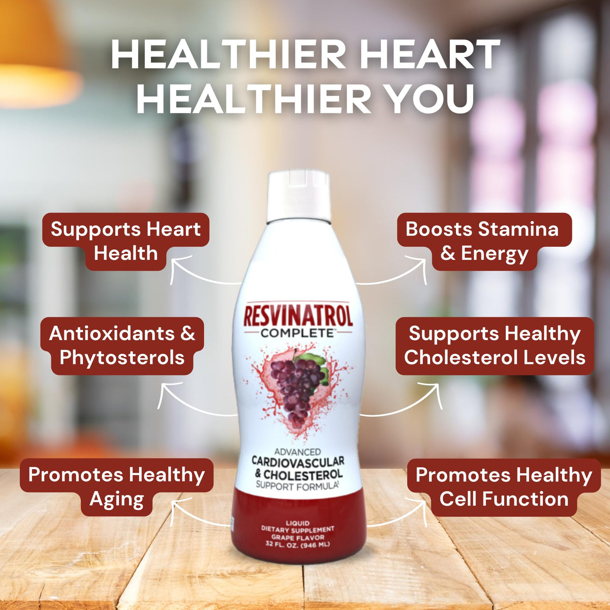 Dosage de Resvinatrol Complete avec cuillère