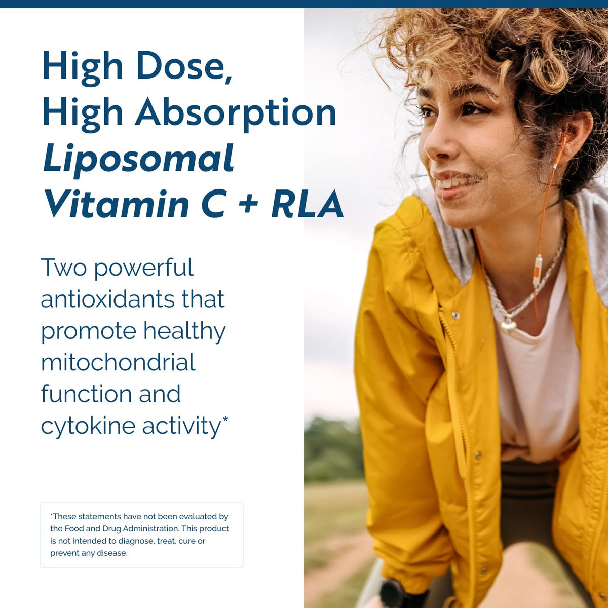 Dosage de Vitamine C Liposomale C-RLA avec pipette, 1500mg par portion