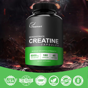 Dosage des capsules de créatine monohydrate Fleamart