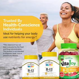 Dosage des comprimés B-12 2500mcg de 21st Century