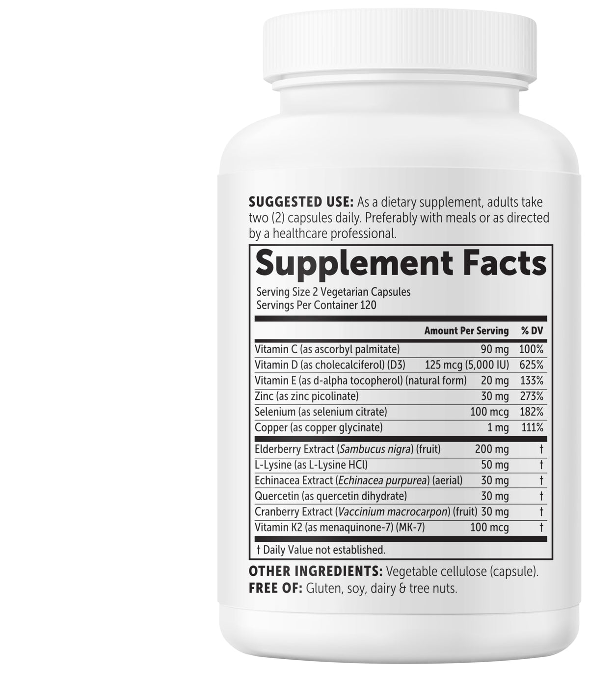 Dosage quotidien recommandé de Zinc Picolinate 30mg sur une cuillère