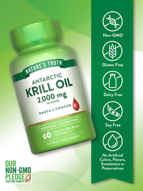 Dosage recommandé d'huile de krill Nature's Truth