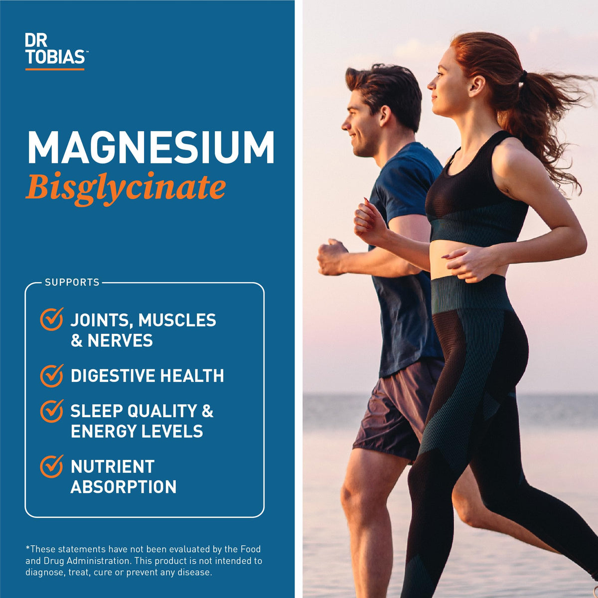 Dosage recommandé de 1-2 capsules par jour pour Dr. Tobias magnésium