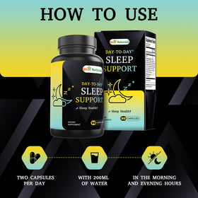 Dosage recommandé de 2 capsules Best Naturals Complément Alimentaire Sommeil
