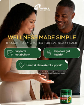 Dosage recommandé de 2 capsules de Berbérine HCl 1200mg