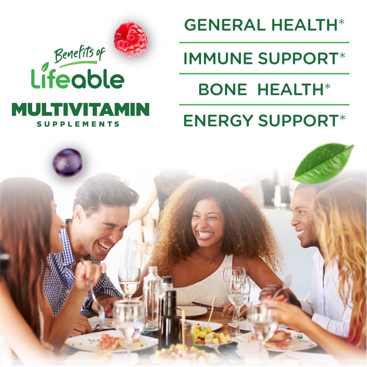 Dosage recommandé de 2 gummies par jour pour Lifeable