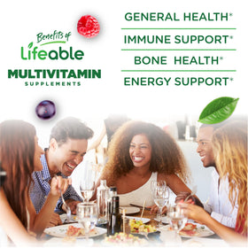 Dosage recommandé de 2 gummies par jour pour Lifeable
