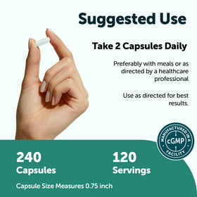 Dosage recommandé de L-Tyrosine Micro Ingredients 2 capsules