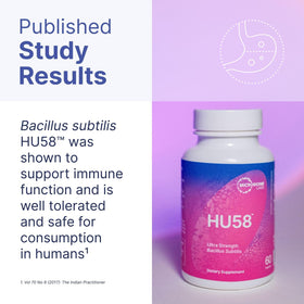 Dosage recommandé de Microbiome Labs HU58 sur une cuillère
