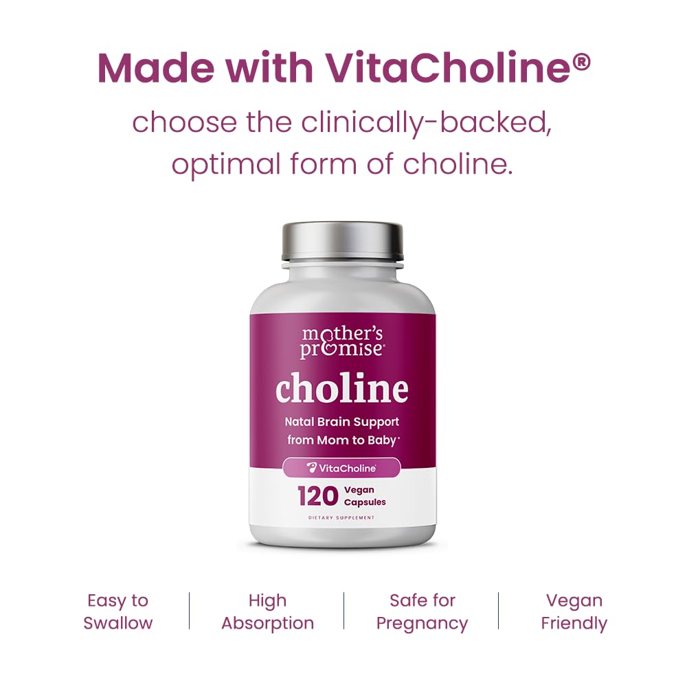 Dosage recommandé de Mother's Promise Choline Prénatale 550mg