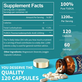Dosage recommandé de Totaria TUDCA 1200mg