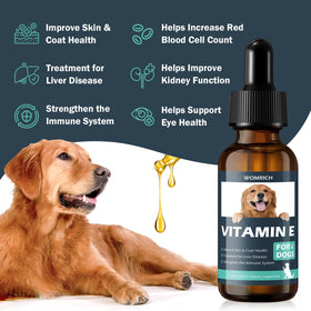 Dosage recommandé de Vitamine E pour Chiens WOMRICH