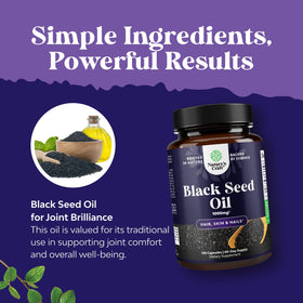 Dosage recommandé des capsules d'huile de graines noires Natures Craft