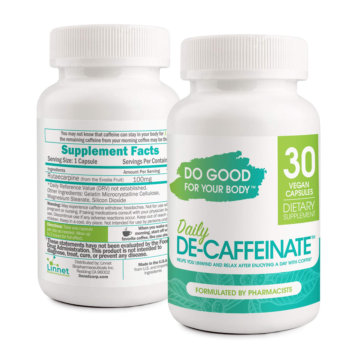 Dosage recommandé des capsules Do Good For Your Body sur étiquette