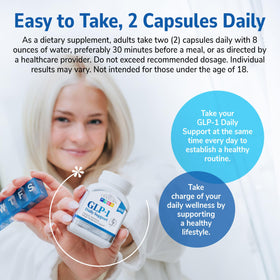 Dosage recommandé des capsules GLP-1 21st Century