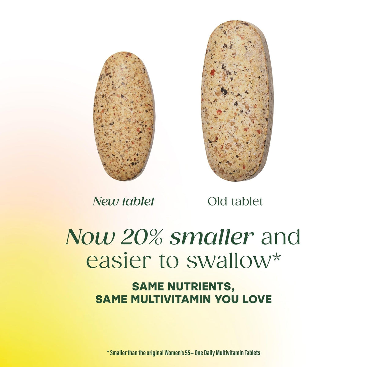 Dosage recommandé des comprimés MegaFood Multivitamines Femmes 55+