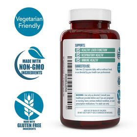 Dosage recommandé du complément NAC 1000 mg de Truevantage Nutrition