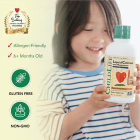 Dosage recommandé pour Complément Alimentaire Calcium Enfants CHILDLIFE ESSENTIALS