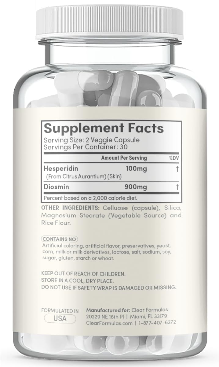 Dosage recommandé pour Diosmine Hespéridine 1000mg