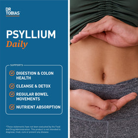 Dosage recommandé pour Dr. Tobias Psyllium 180 Capsules
