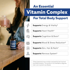 Dosage recommandé pour le complexe de vitamines B Triquetra Health